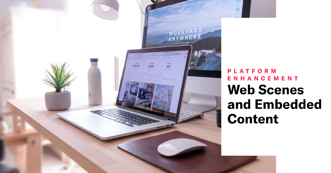 Web Scenes and Embedded Content