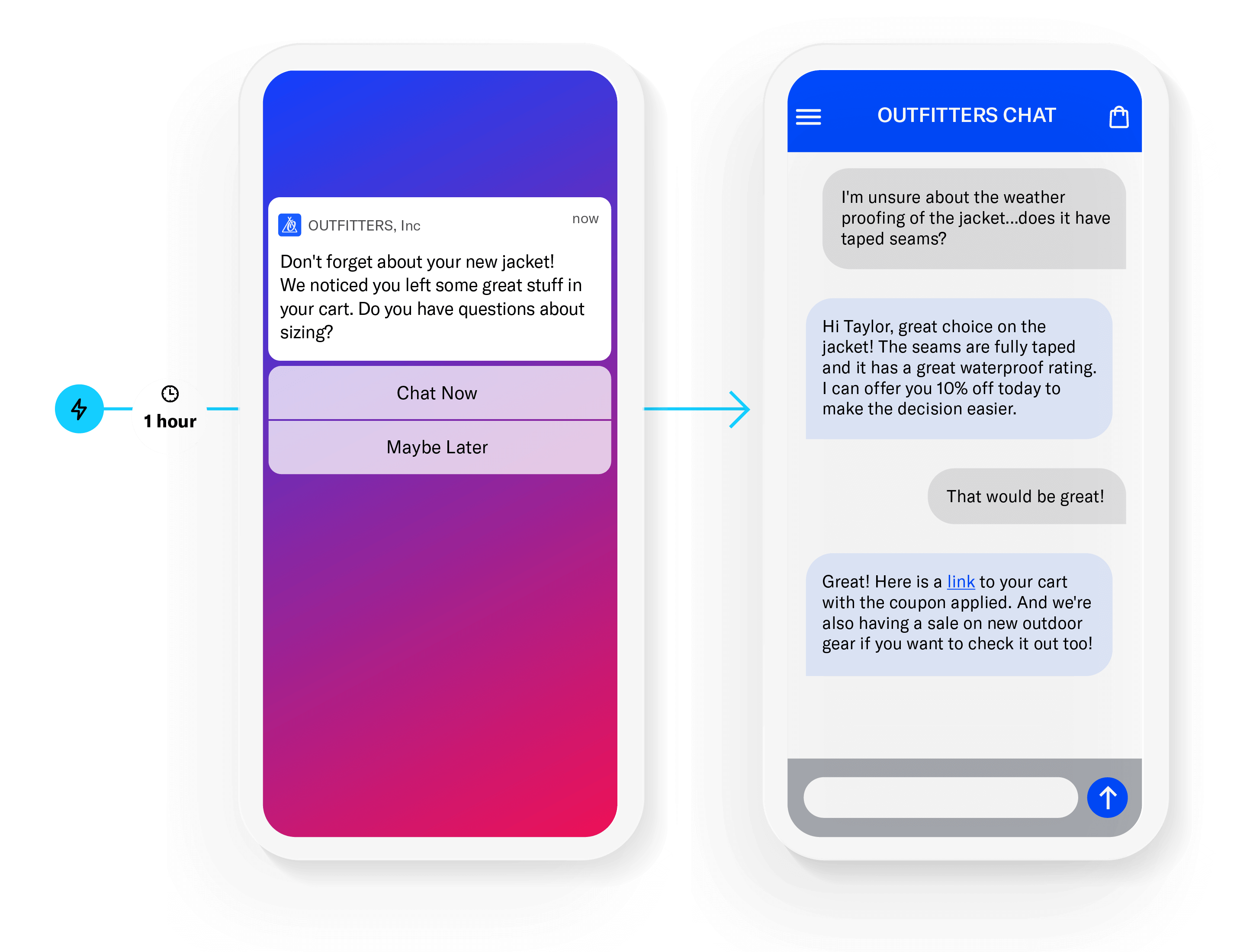 Live chat mobile