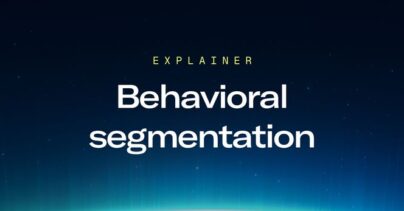 Behavioral segmentation explainer image