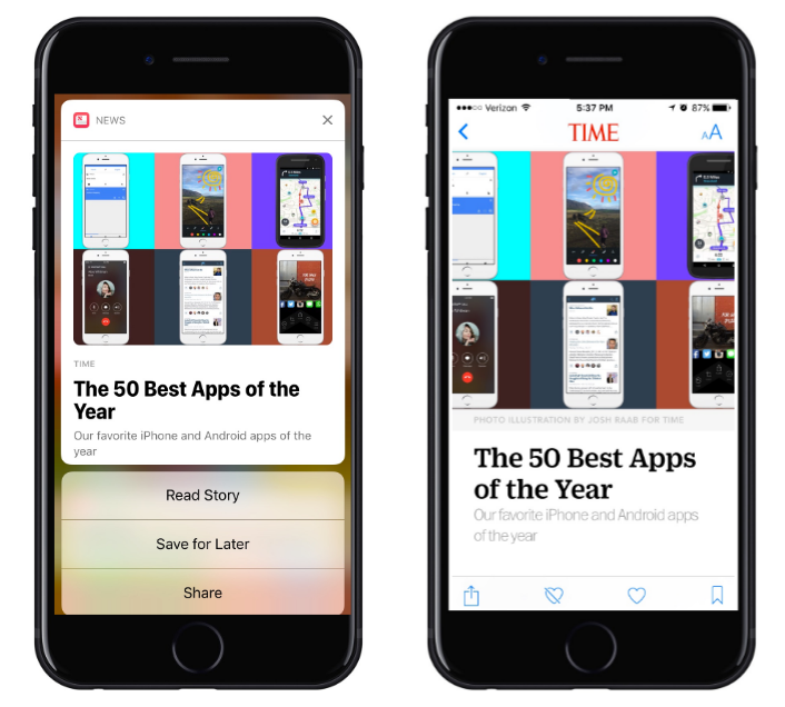 apple-news-notification-interactive-buttons-and-deep-linking-screenshots