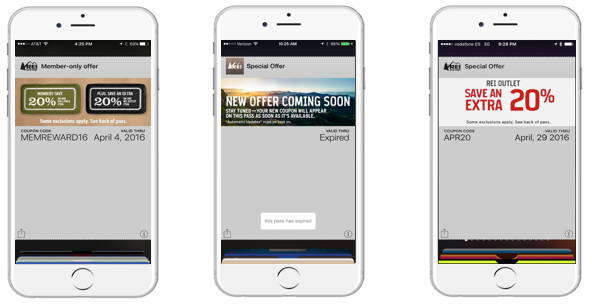 example-of-updating-a-mobile-wallet-pass-with-new-coupons-sales-deals-rei-mobile-wallet-pass-screenshots