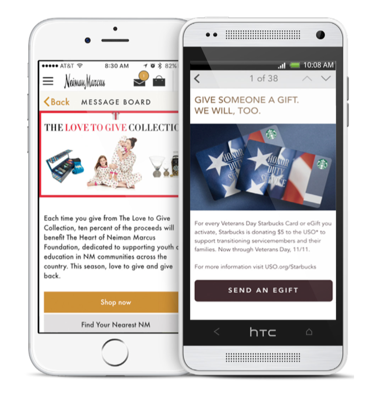 starbucks-and-neiman-marcus-use-in-app-message-center-to-promote-charitable-giving-programs