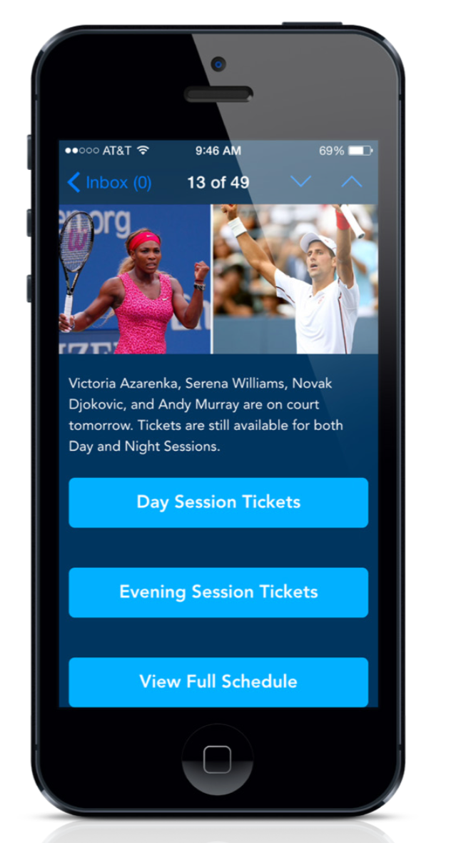 us-open-ticket-offer-in-app-message-center-deep-linking-example